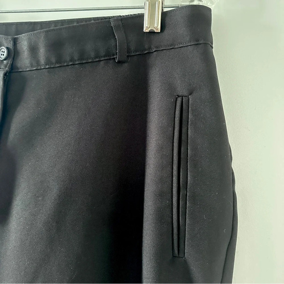 Vintage 90s Alia Classic Black Trousers Women’s Size 14 Stretch Waist Pants Work - Picture 5 of 12